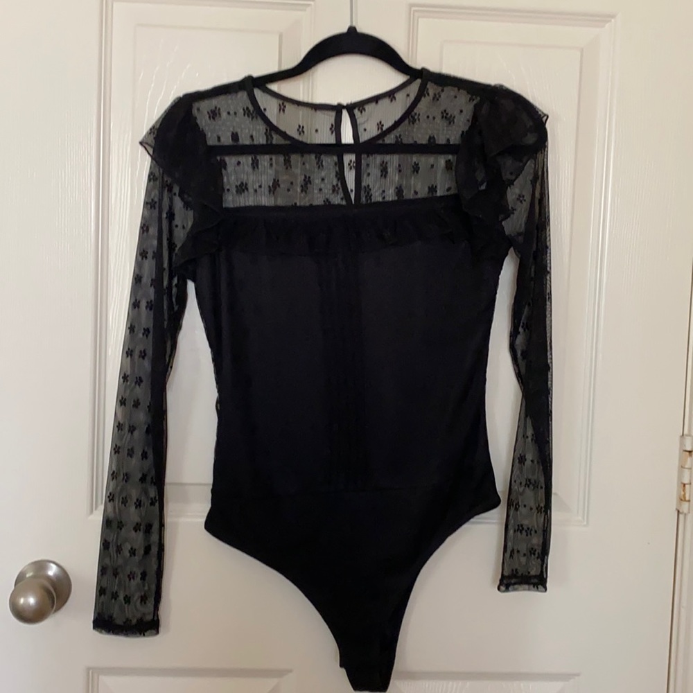 small lacy body suit